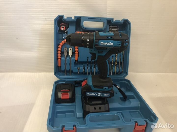 Шуруповерт makita 36v с набором