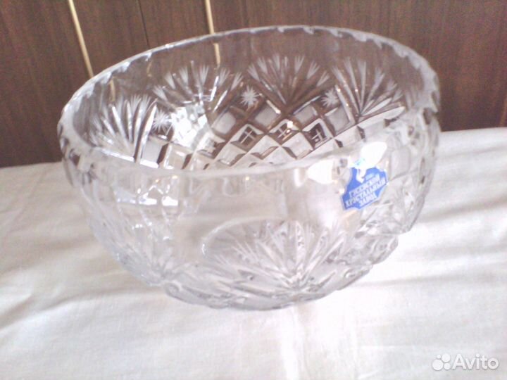 Салатник хрустальн. глубок. 