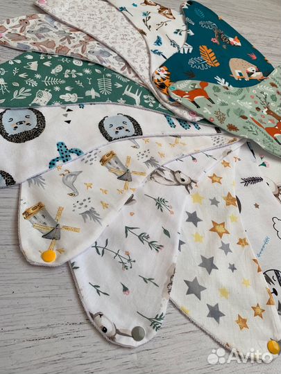 Непромокаемые нагрудники/слюнявчики