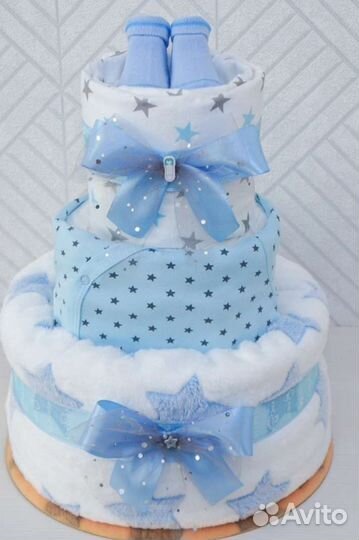 Торт из памперсов подгузников