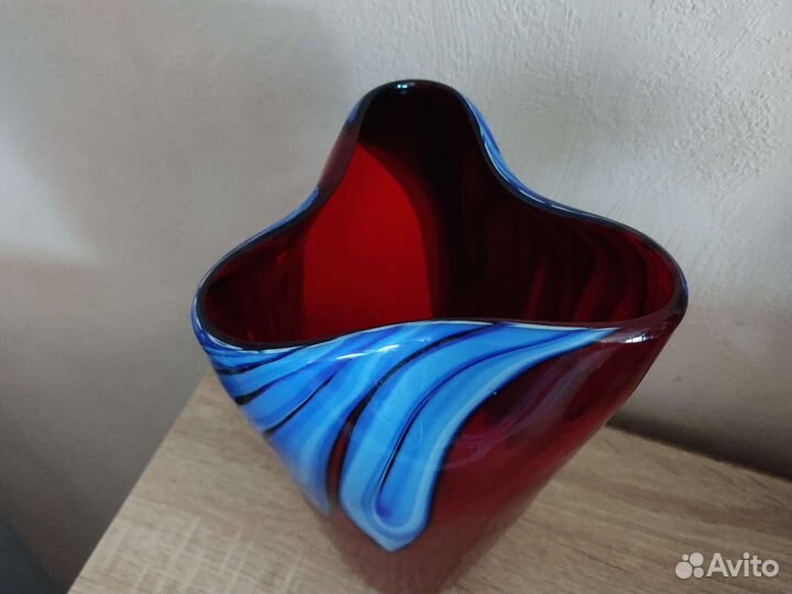 Ваза муранское стекло Италия