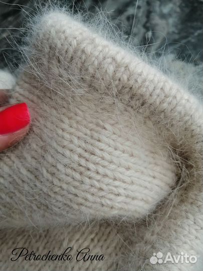 Капор капюшон вязаный