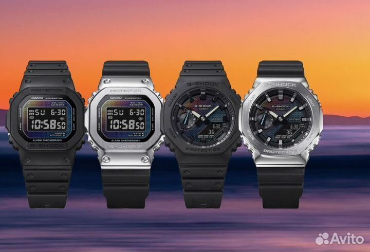 Casio G-Shock DW-5600RW-1E Rainbow Brick Wall Edit