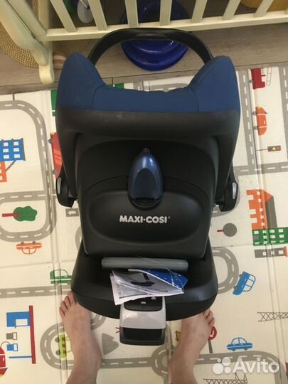 Детское кресло maxi cosi + база family fix