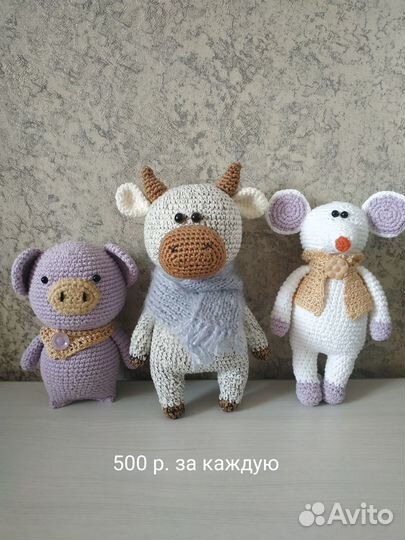 Игрушки вязаные амигуруми