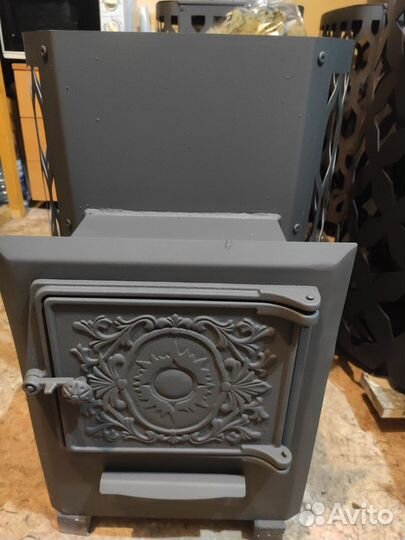 Чугунная Печь Для Бани до 16м3