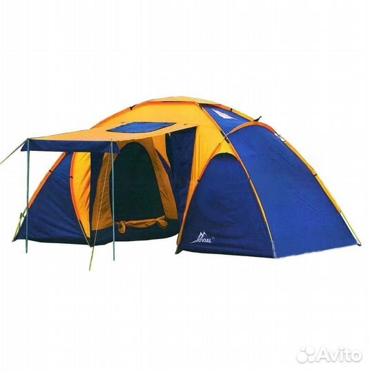 Палатка туристическая 4 местная с тамбуром 1455