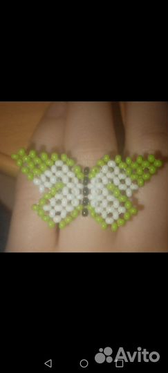 Кольцо с бабочкой