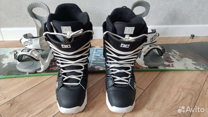 Сноуборд комплект доска ботинки крепления