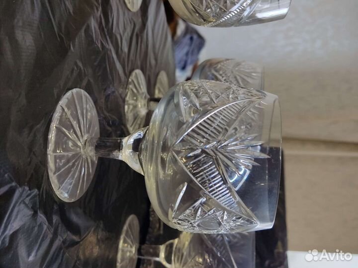 Хрустальные бокалы СССР