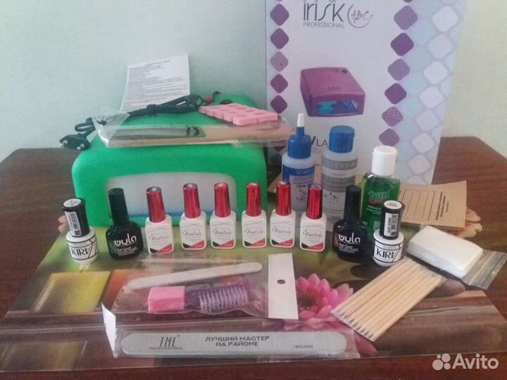 Лампа и набор новое+доставка бесплатная