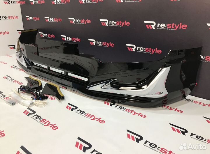 Губа передняя Toyota Land Cruiser Prado 120 U1017