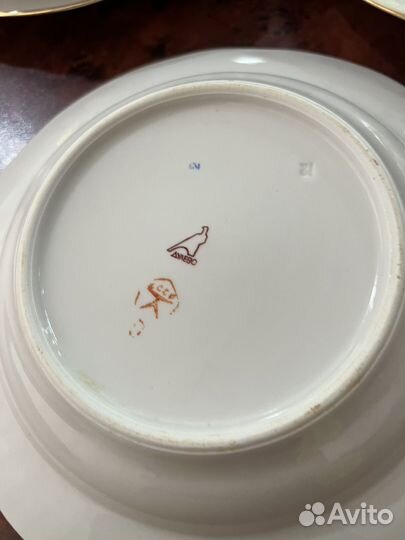 Столовый сервиз фарфор СССР