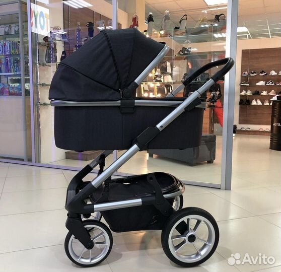 Коляска 2в1 Moon Solitaire Black