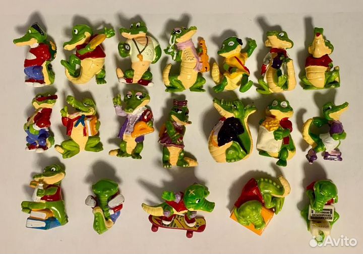 Крокодильчики - Игрушки из киндер сюрприза 90х