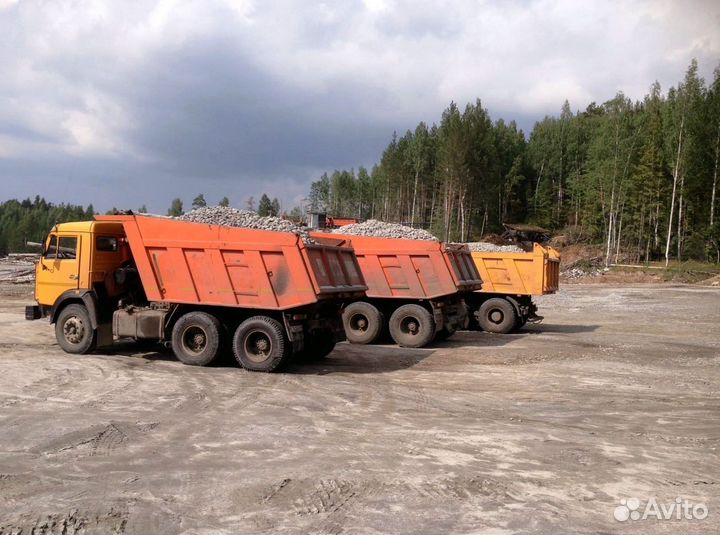 Щебень гравийный с доставкой