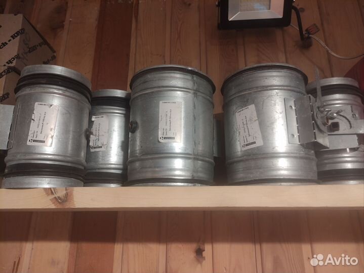 Заслонки на трубу круглую 125мм, 100мм