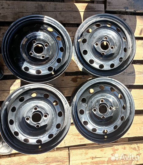 Штампованные диски r14 Хендай Акцент