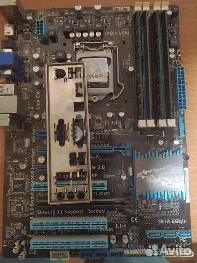 Комплект материнская плата P8Z77-V LX + I5-3570k +