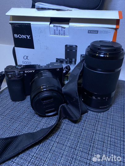 Фотоаппарат sony a6000 + объективы