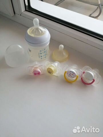 Бутылочка avent, соски avent