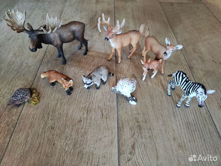 Schleich фигурки животные леса