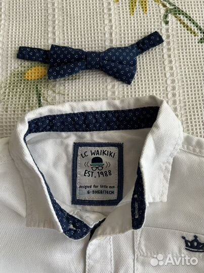 Детский костюм тройка 6-9 мес