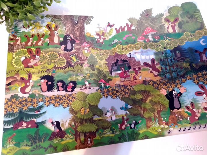 Виммельбух и книги детские про Кротика