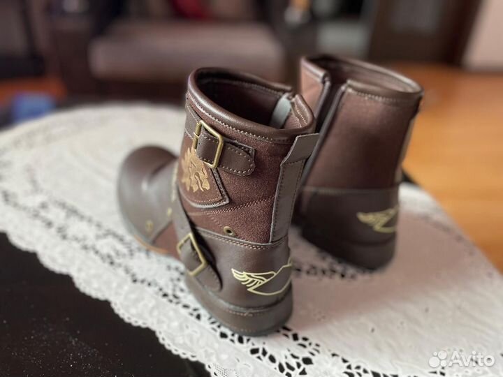 Байкерские ботинки 43