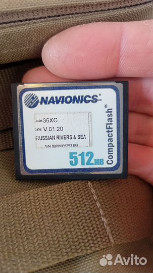 Карта navionics CompactFlash оригинал