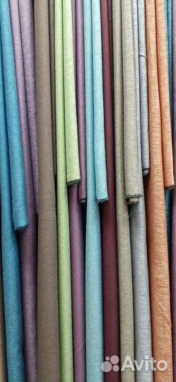 Шторы готовые, рогожка