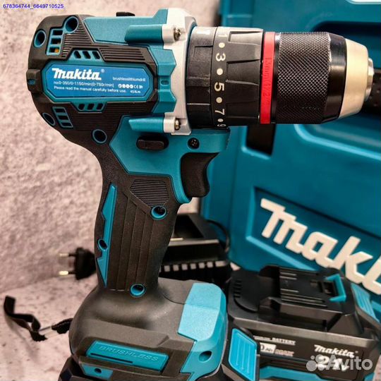 Шуруповерт Makita бесщеточный аккумуляторный дрель