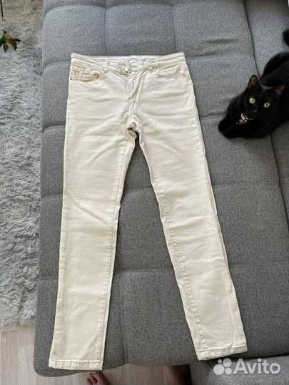 Джинсы светлые скини