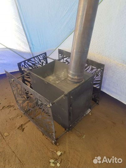 Печь банная походная