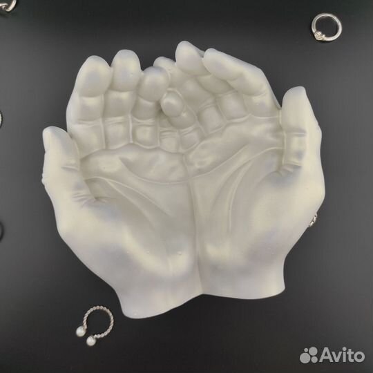 Кашпо Руки Давида подставка для украшений мелочей