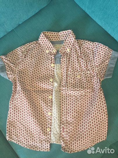Рубашки летние на мальчика 94 см
