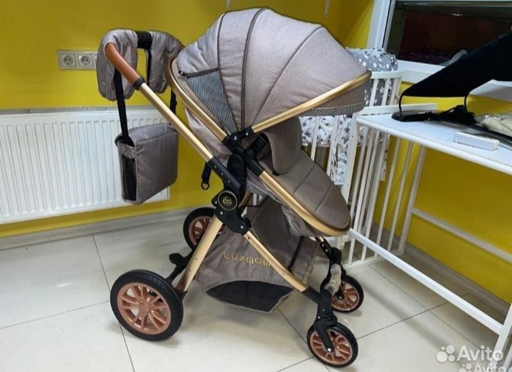 Коляска 2 в 1 новая Luxmom