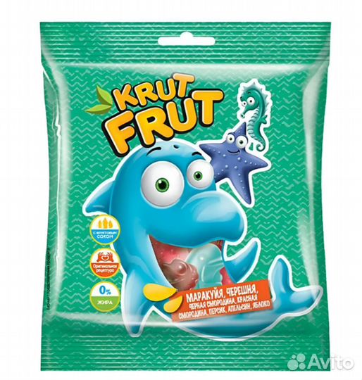 Мармелад в форме форме морских обитателей KrutFrut