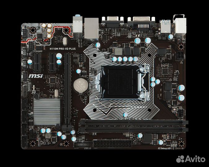 Мат плата h110m pro vd plus lga 1151