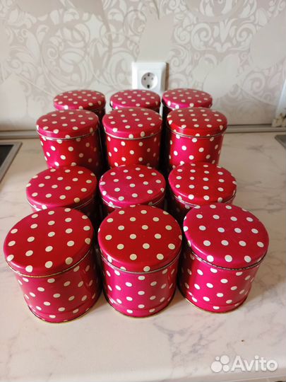 Жестяные банки СССР для сыпучих