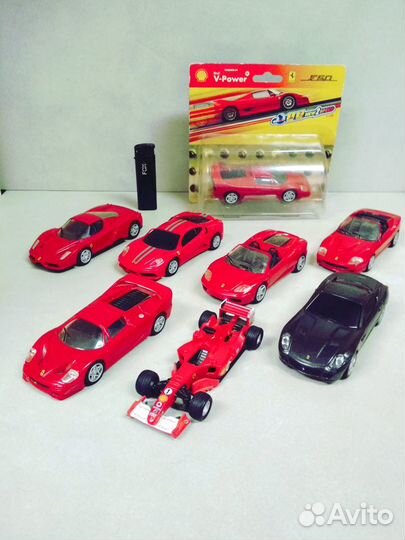 Модели 1:38 машинок Shell V Power Ferrari 2008г