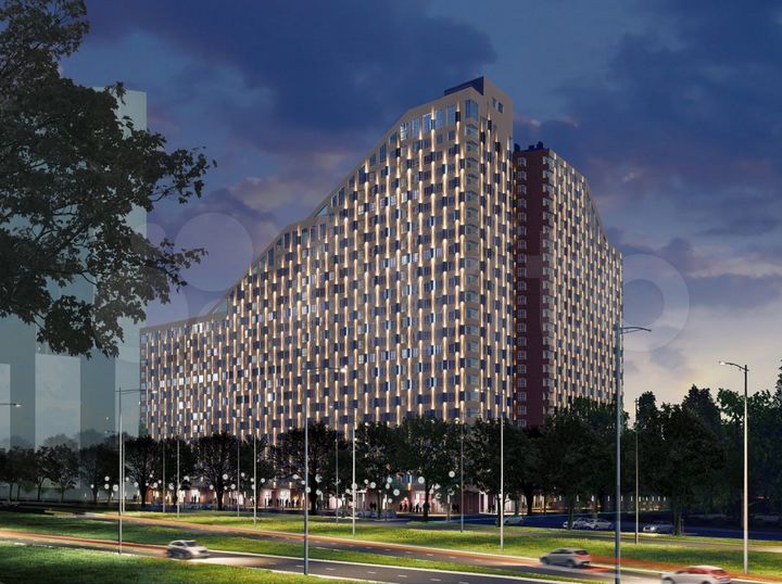 2-к. квартира, 40,3 м², 3/19 эт.