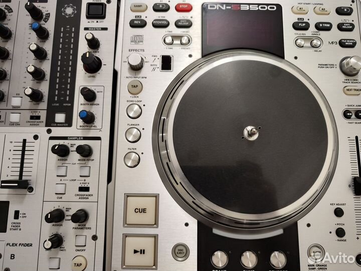 Два Dj плеера Denon Dn-S3500 и микшер Dn-X1500S