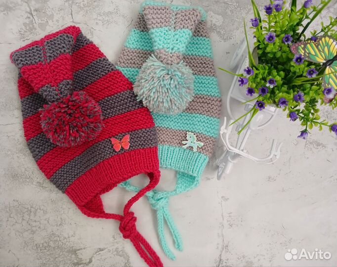 Комплект шапка и снуд 47-51см