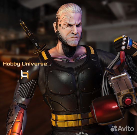 Фигурка Геральт ведьмак (cyberpunk 2077 editions)