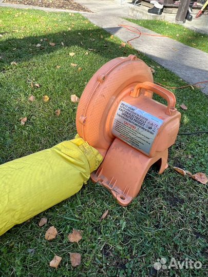 Детский надувной Батут Великан с горкой happy HOP