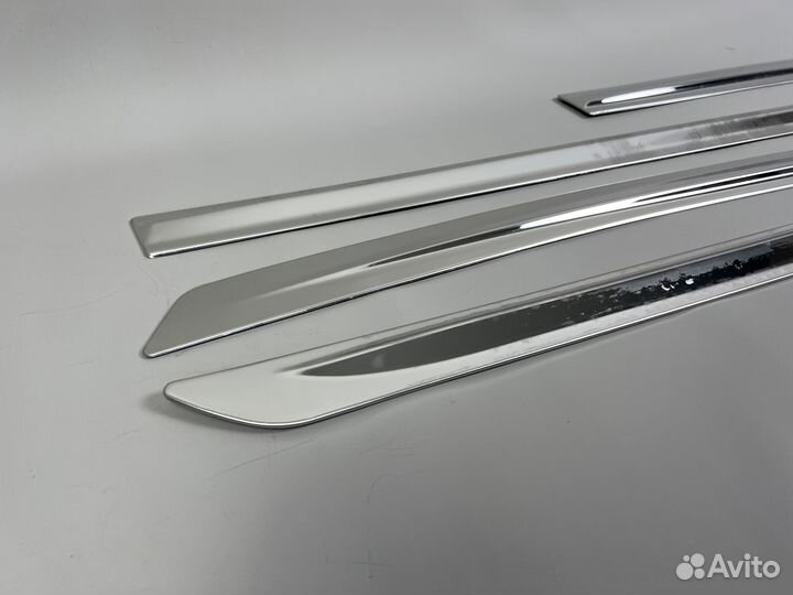 Молдинги дверей Lexus NX200 Хром