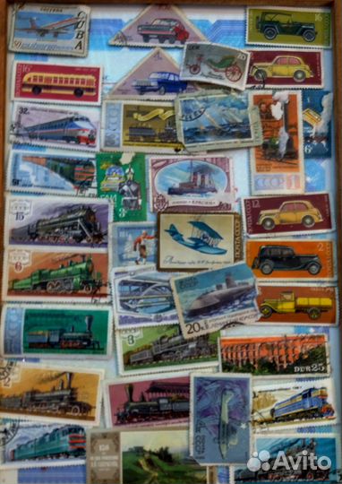 Коллекция почтовых марок из 70-х годов прошлого ве