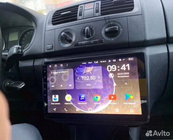 Магнитола 4/64 SIM Skoda Fabia 2