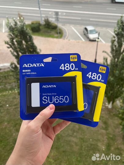 Новые SSD диски Adata 480гб 2.5